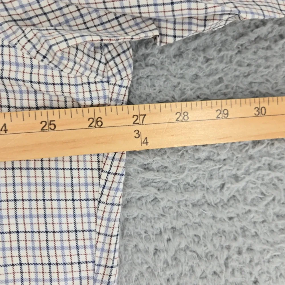 Ralph Lauren Shirt Mens‎ 16.5 - 34/35 Tan Pony Long Sleeve Plaid Yarmouth